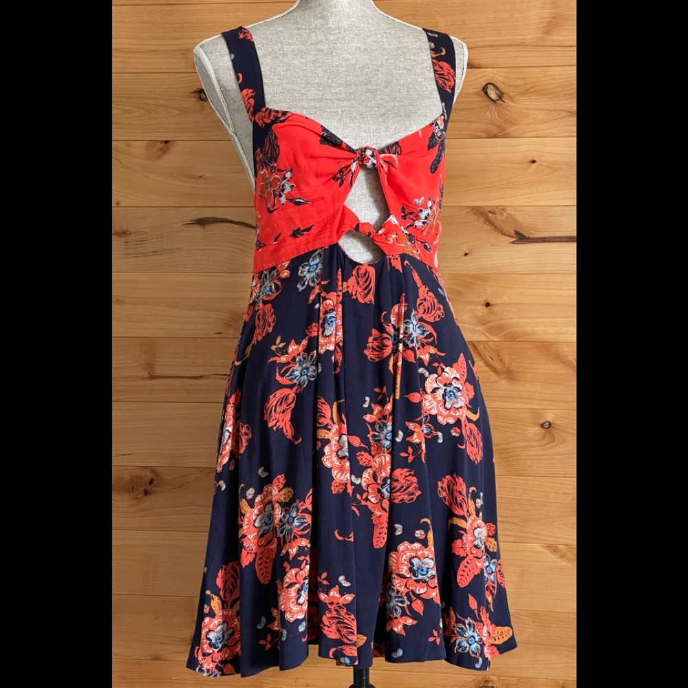 Free People sundress with peek-a-boo holes